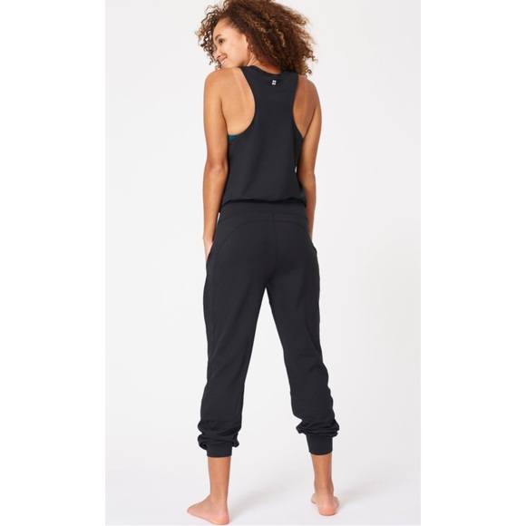 SWEATY BETTY | Gary Sleeveless Jumpsuit in Black, Size XS - Picture 6 of 16